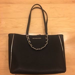 Michael Kors Black Leather Purse